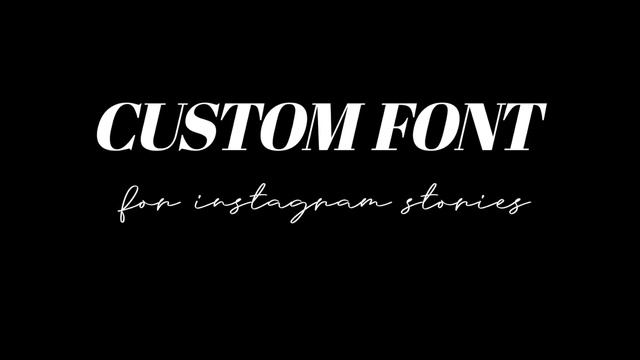 HOW TO GET A CUSTOM FONT FOR INSTAGRAM (Stories, Captions, Comments & Bio) смотреть онлайн