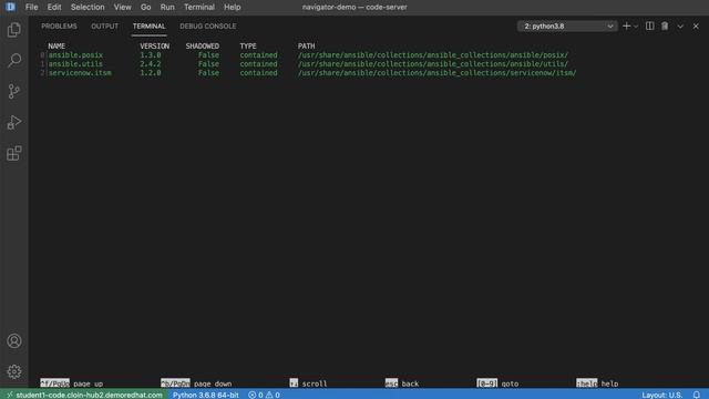 Authoring content quickly using ansible-navigator смотреть онлайн