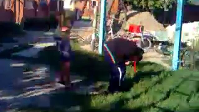 Смешное видео. Мы играем в чехарду смотреть онлайн