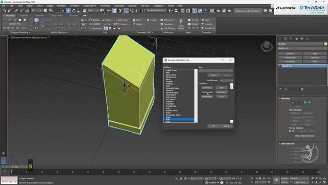 Tutorial 3ds max 2023 bagian 1 || Smart Extrude & snap working pivot смотреть онлайн