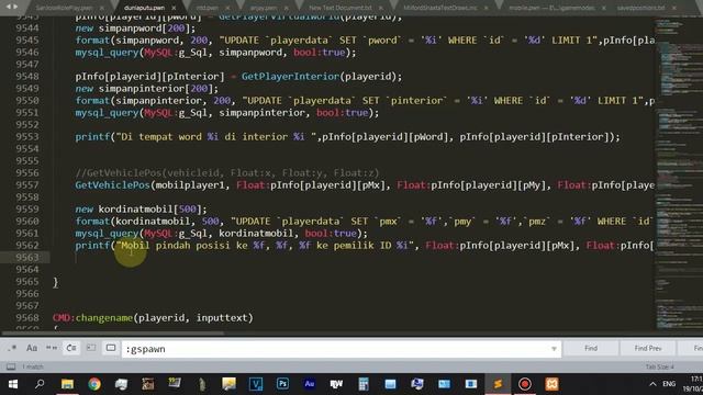 Cara Save Data Lokasi Kendaraan Terakhir MySQL plugin R41-4 Pawn Scripting IsValidVehicle SAMP GTA смотреть онлайн