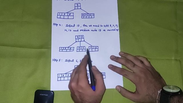 Insertion of a node in B-tree | B tree | Types of search tree | Indexing| Advanced data structures смотреть онлайн