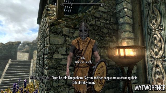 Skyrim's 10th Anniversary - Message from the Whiterun Guard redux смотреть онлайн