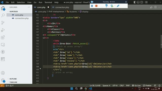 23 crud display and refresh function смотреть онлайн