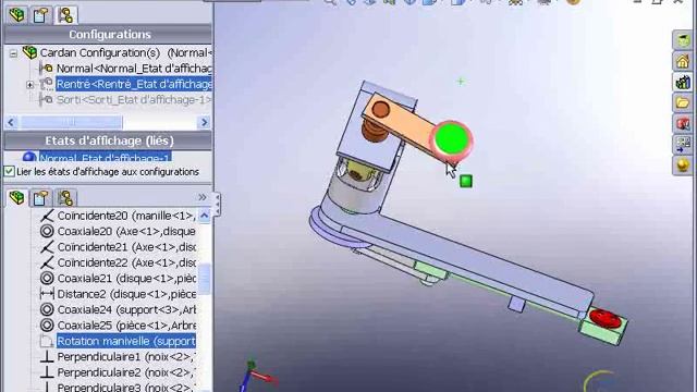 Tuto SOLIDWORKS - Vue d'ensemble sur les configurations смотреть онлайн