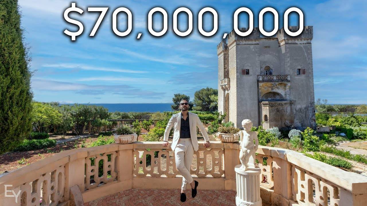 Staying at a $70,000,000 Private Island Estate Owned by French Royalty смотреть онлайн