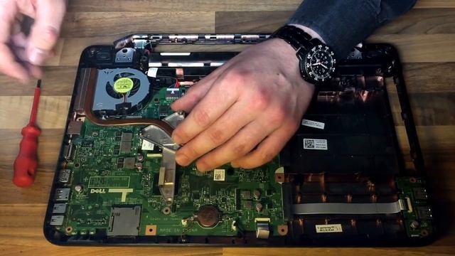 Dell Inspiron 15 - M5040 N5040 N5050 disassembly disassemble clean fan CPU replace Lüfter reinigen смотреть онлайн