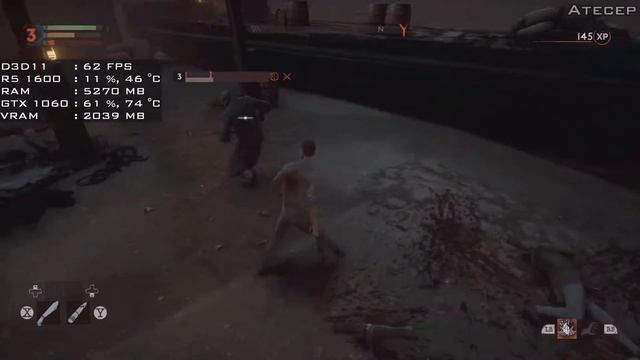 Vampyr - GTX 1060 3GB + Ryzen 5 1600 смотреть онлайн