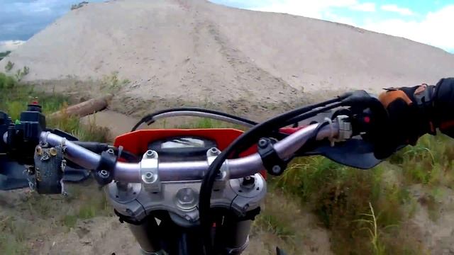 KTM EXC400 | В Ногинском районе есть где покататься на эндуро. смотреть онлайн