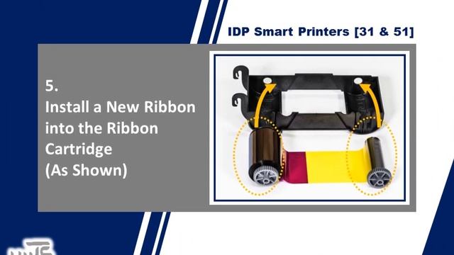 How To Install / Replace Ribbon In IDP Smart Printers - IDP Smart 31 - IDP Smart 51