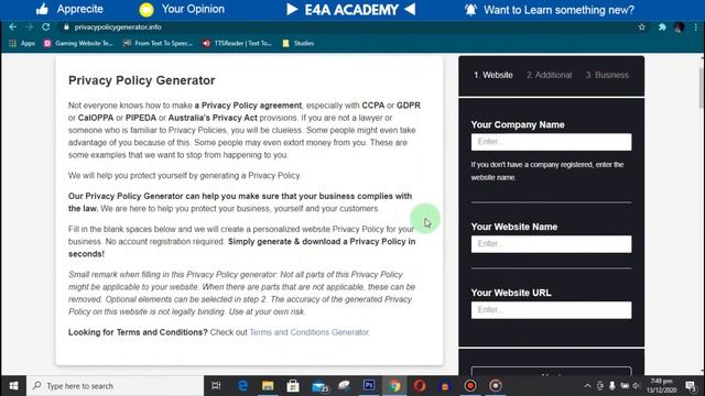 Free Privacy Policy Generator for Blogger/Wordpress - Blogging Tutorial 2021 смотреть онлайн