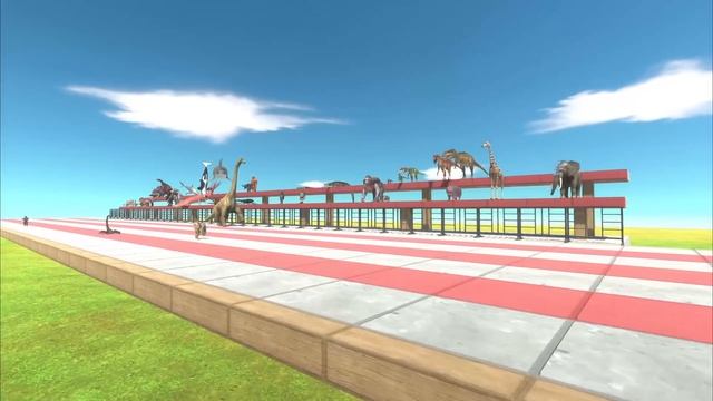 Random Racing Tournament - Animal Revolt Battle Simulator