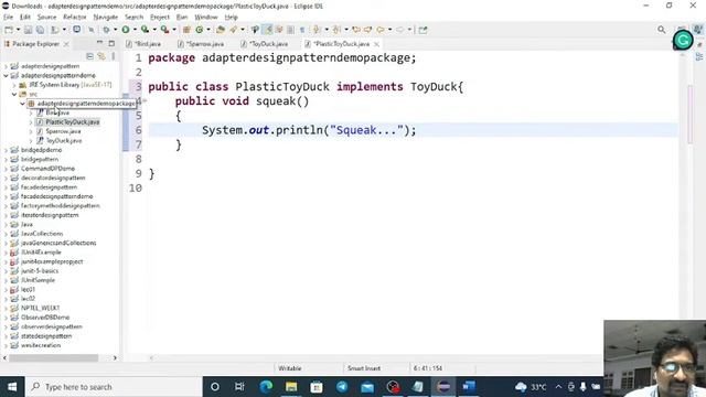 ADAPTER DESIGN PATTERN USING JAVA смотреть онлайн