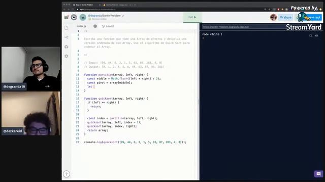Algoritmo de ordenamiento: Quick Sort смотреть онлайн