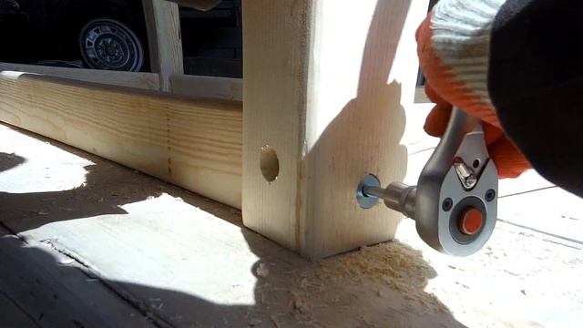 Стол для беседки, из старых досок, своими руками. смотреть онлайн