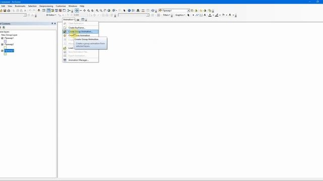 ArcGIS - ArcScene Анимация слоя, анимация по времени, облет. смотреть онлайн