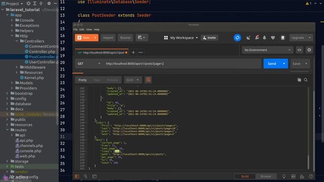 Ep17 - API Response Pagination | Laravel API Server смотреть онлайн