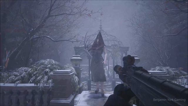 Lady Pyramid Head & Bubble Head Nurse & Robbie SILENT HILL Enemies - Resident Evil Village смотреть онлайн