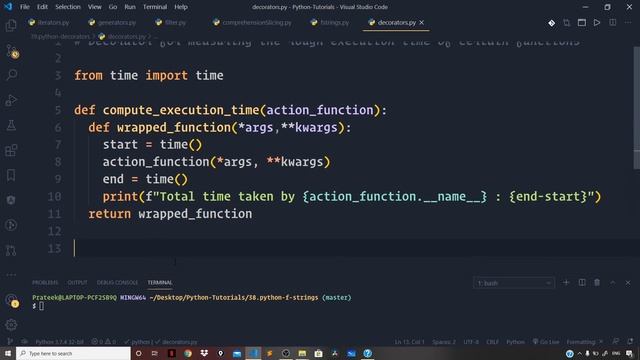 Decorators in Python | Python Tutorials For Beginners смотреть онлайн