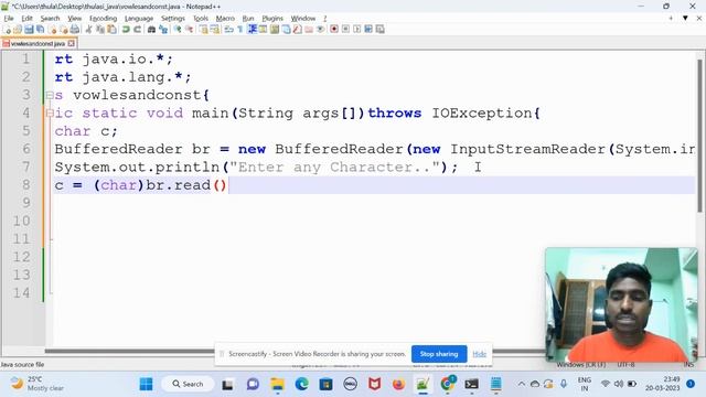 Finding Vowels and Consonants using JAVA language @coderscoding смотреть онлайн