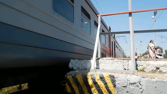 Электропоезд ЭД4М-0250 платформа Большево смотреть онлайн