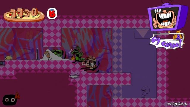 Pizza Tower - Don't Make A Sound P Rank (All Toppins, All Secrets, High Continuous Combo) смотреть онлайн