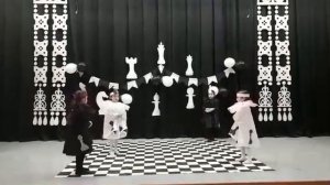 танец шахматных фигур «Королята» с. Октемцы