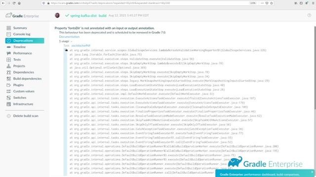 Using the Build Scan Service to Detect and Correct Deprecations смотреть онлайн
