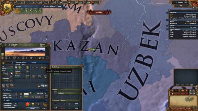 Happy Hour: EU4 The Cossacks - Kazan Returns EP4 смотреть онлайн