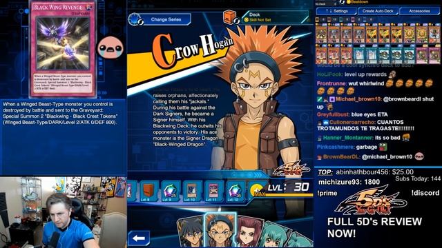 CROW! Character Overview! How to Farm! 5 Days of 5Ds! [Yu-Gi-Oh! Duel Links] смотреть онлайн