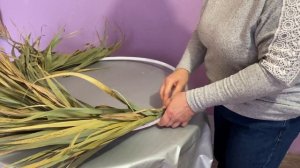 ПОТРЯСАЮЩАЯ ИДЕЯ для дома из камыша. Беру листья и делаю ЧУДО.