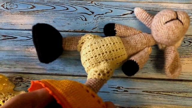 The overview. Very cute lamb NINO. Amigurumi toy. Обзор. Милая овечка Нино. Амигуруми. смотреть онлайн