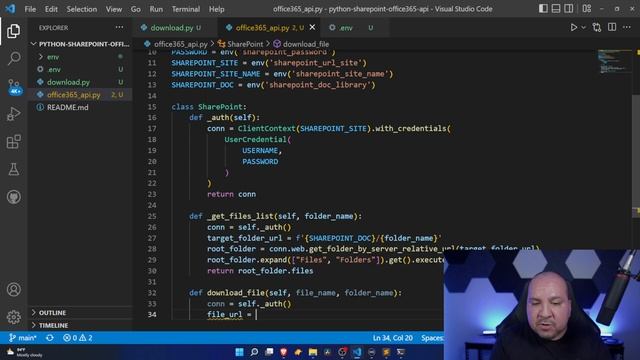 Python Download Files From SharePoint Using Office365 Rest Package Part 1 смотреть онлайн