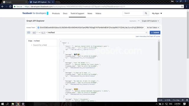 Facebook API - Java - Lesson 3 (Get User Timeline Posts) смотреть онлайн