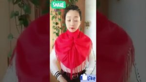 Как носить палантин-шарф вместо кардигана , слинга и кофты.