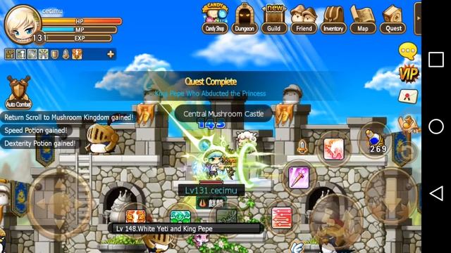 [Global Pocket MapleStory] Mercedes King Pepe Boss Fight! TIPS AND TRICKS смотреть онлайн