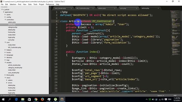 codeigniter 3 project 7 login multiple type of user смотреть онлайн