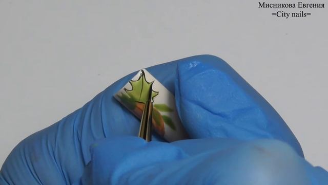 Осенний дизайн ногтей/Тыква в листьях/Мисникова Евгения смотреть онлайн