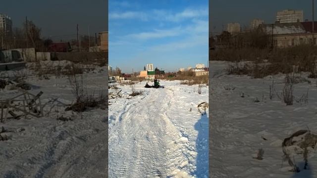 СНЕГОХОД ЛИДЕР 150куб. ГУСЕНИЦА 500ММ. смотреть онлайн