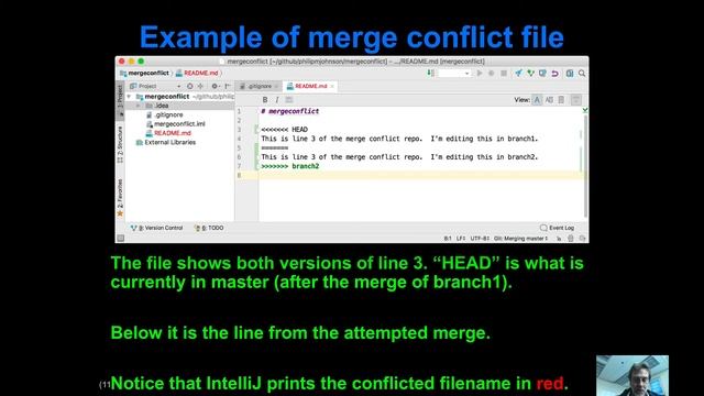 GitHub Desktop, Part 3: Merge Conflicts. смотреть онлайн