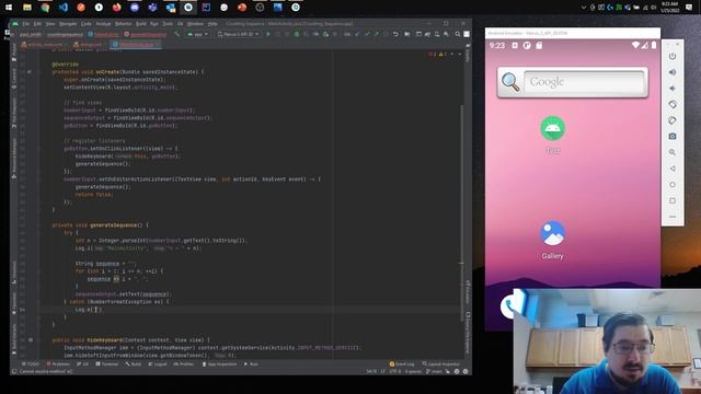 1-26 Counting from 1 to N with a StringBuilder (example android app) смотреть онлайн