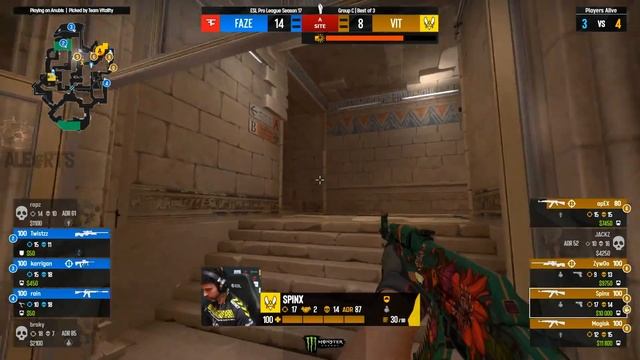 CRAZY COMEBACK! FaZe x Vitality - HIGHLIGHTS • ESL Pro League S17 | CSGO смотреть онлайн