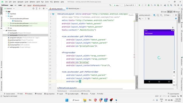 Simple Light Weight PDF Viewer for Android смотреть онлайн