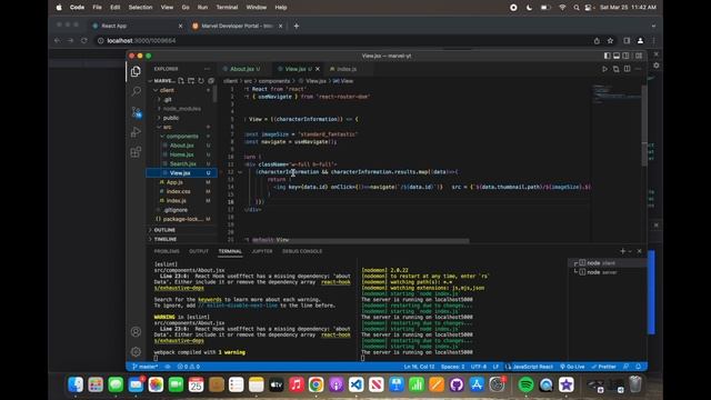 Full-Stack Marvel App Tutorial: React & Node.js | Build a Responsive Project (Part 3) ? смотреть онлайн
