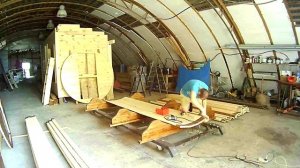 Сборка бани Бочки в цеху и на участке заказчика. Производство бань г. Ногинск компания Bumbochka