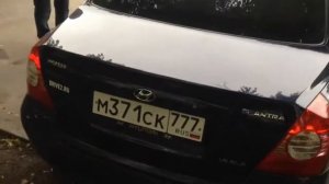 Открытие крышки багажника Hyundai Elantra XD