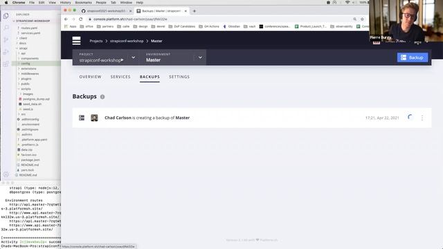 StrapiConf 2021 workshop: Build a production Strapi instance service by service with Platform.sh смотреть онлайн