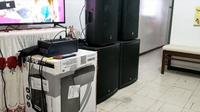 Bafles MELO DSP1235 Y DSP1860/MIXER behringer X air 18 - IPad mini 2 смотреть онлайн