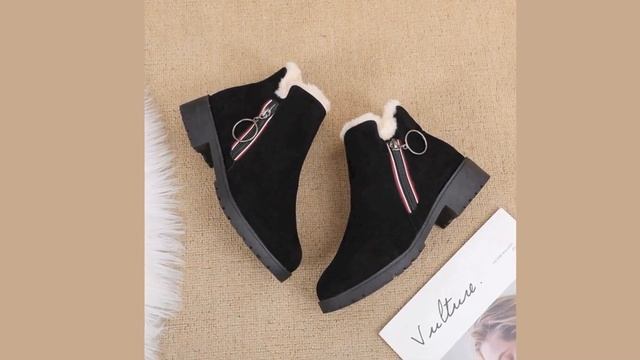 Черные Ботинки martin замшевые без застежки с пряжкой Black Martin Suede Shoes without Buckle Buckl смотреть онлайн