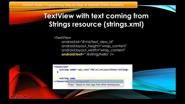 Android Studio TextView Slide Presentation смотреть онлайн